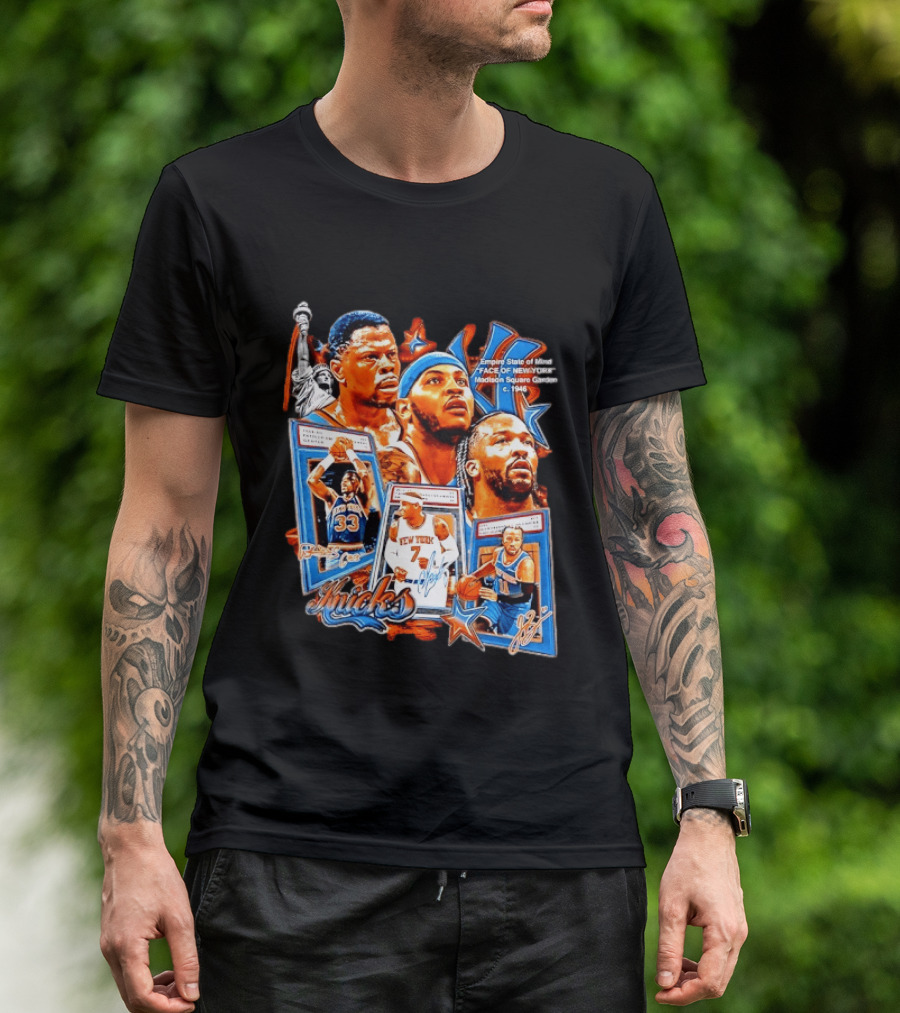 Empire State Of Mind New York Knicks Legends Madison Square Garden C. 1946 T-Shirt