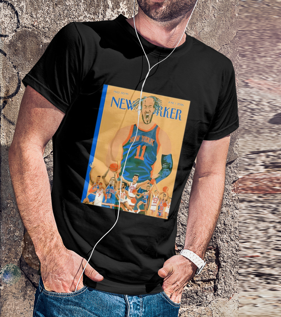 New York Knicks The New Yorker June 2026 Cover T-Shirt