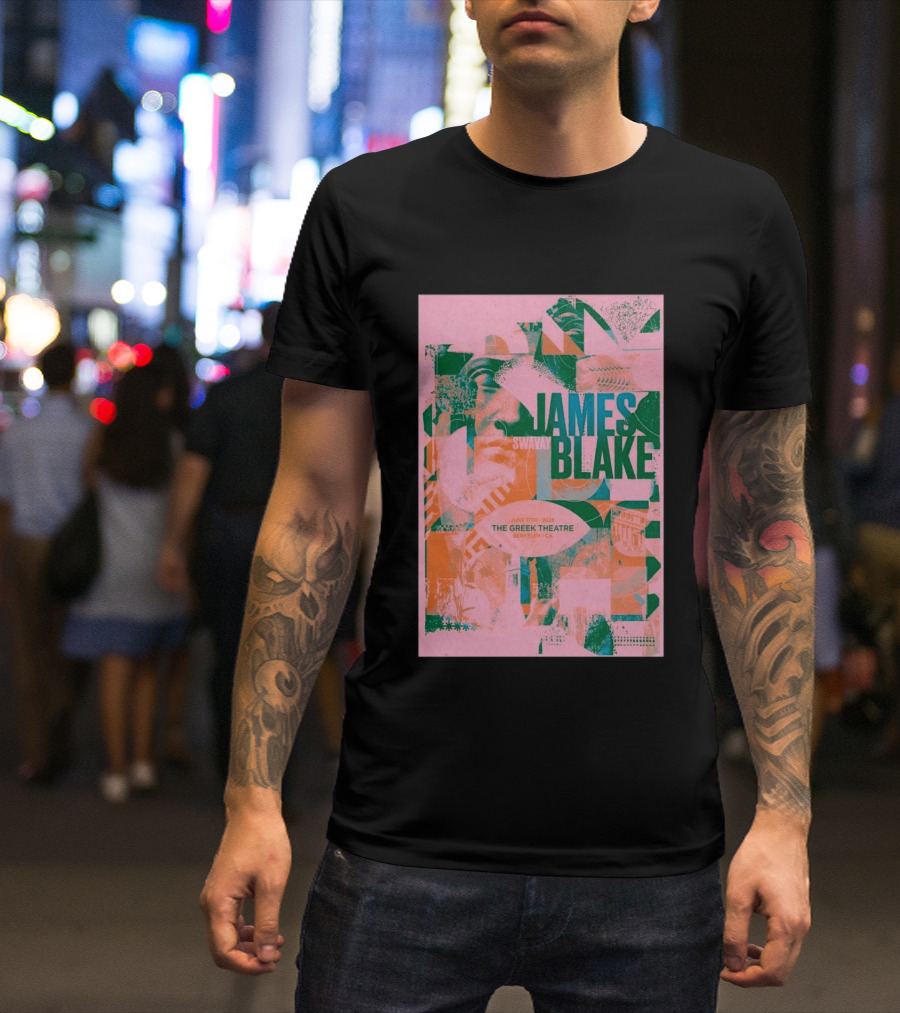 James Blake June 11 2026 Greek Theatre Berkeley CA T-Shirt