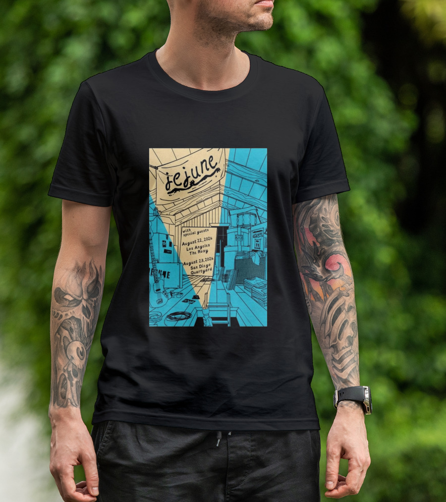 Jejune August 22 2026 Los Angeles The Roxy With Special Guests T-Shirt