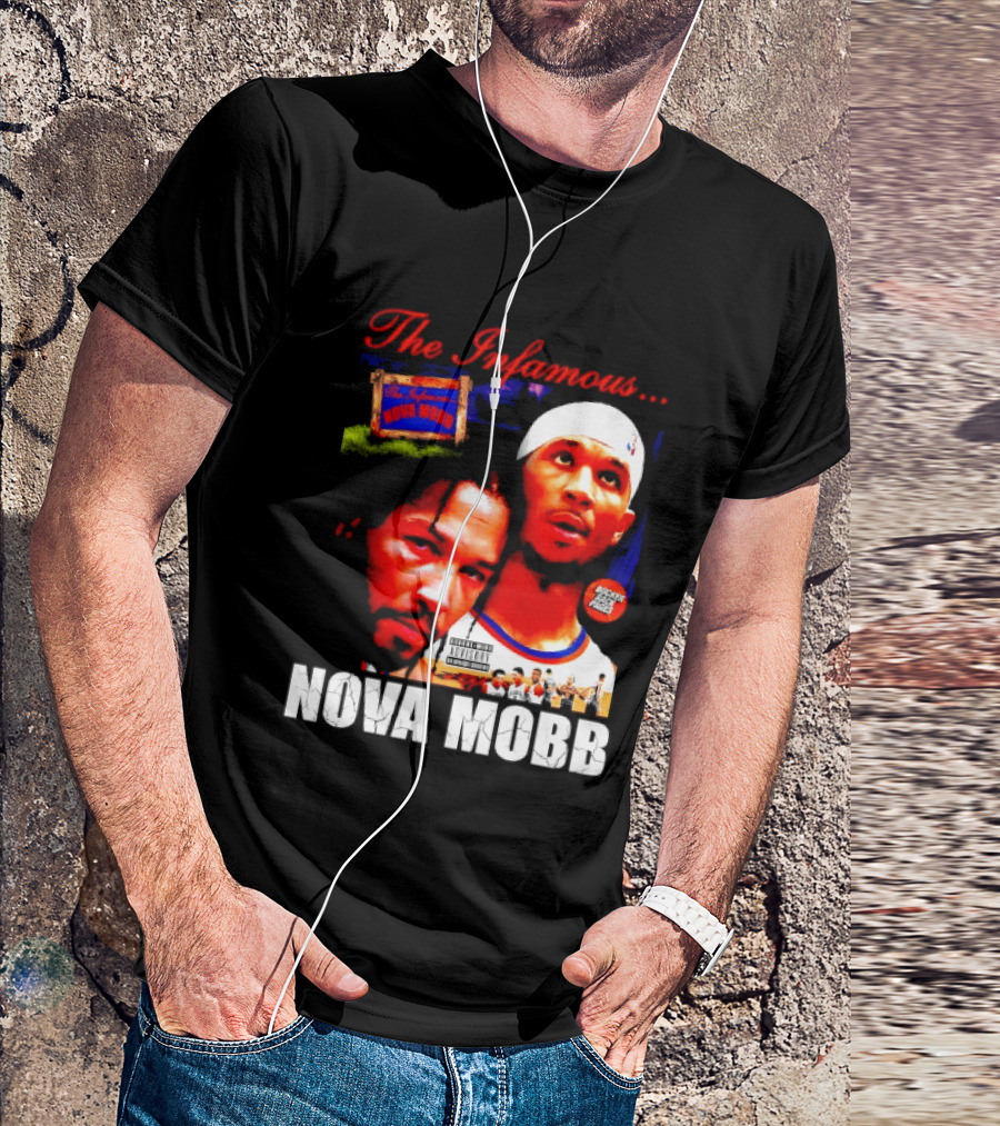 Josh Hart Jalen Brunson The Infamous Nova Mobb New York Knicks NBA 2026 T-Shirt