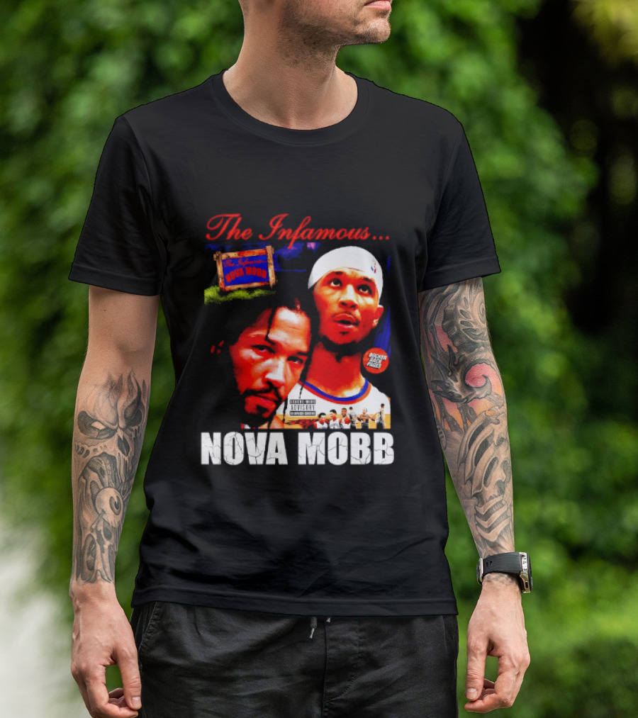 Josh Hart Jalen Brunson The Infamous Nova Mobb New York Knicks NBA 2026 T-Shirt