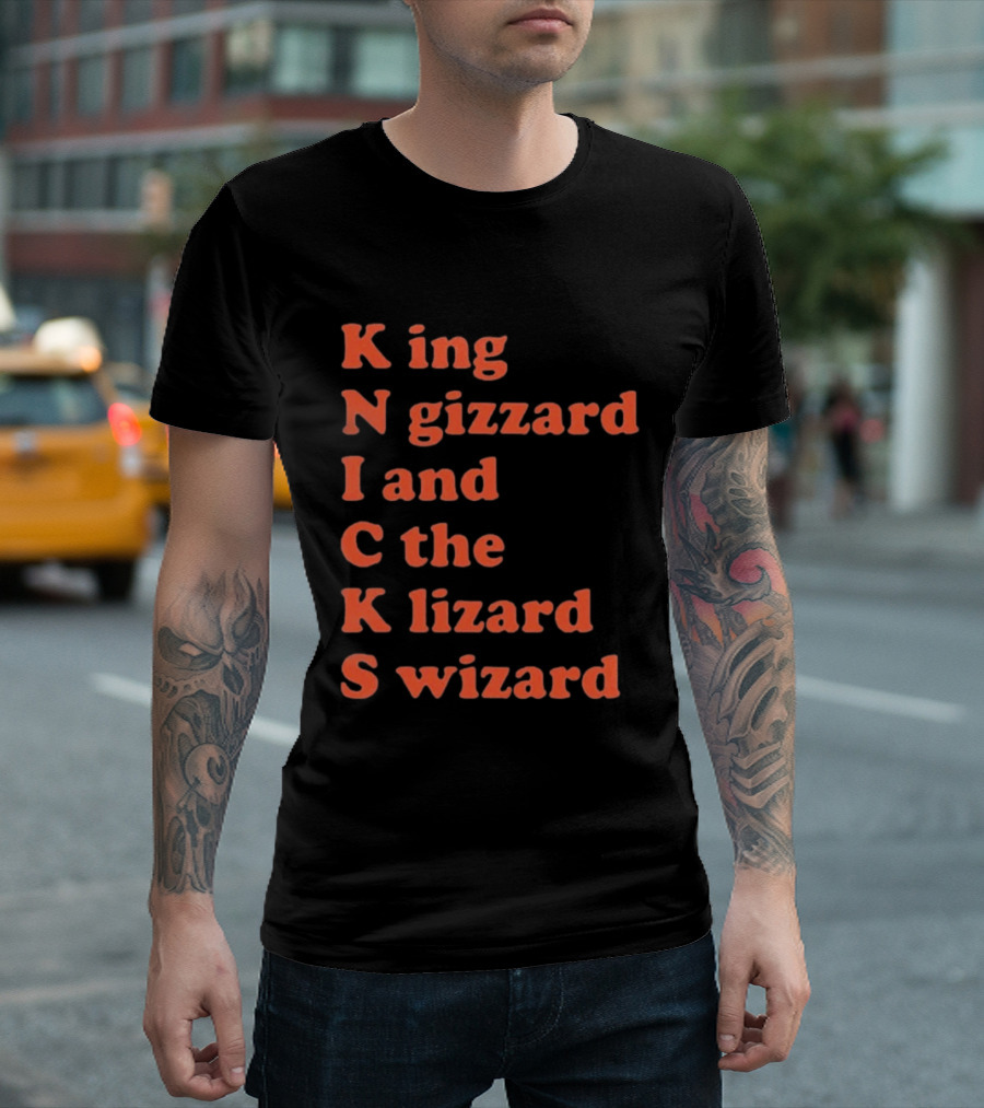 King Gizzard And The Lizard Wizard Knicks Collaboration T-Shirt