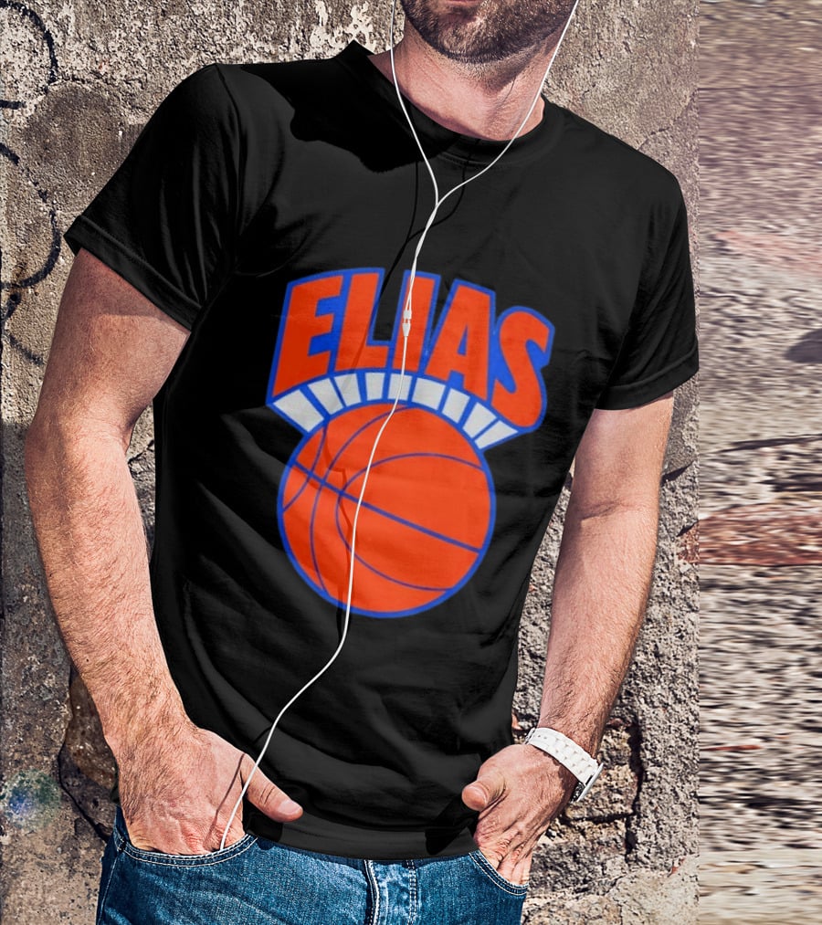 Elias Knickerbocker New York Knicks Basketball T-Shirt