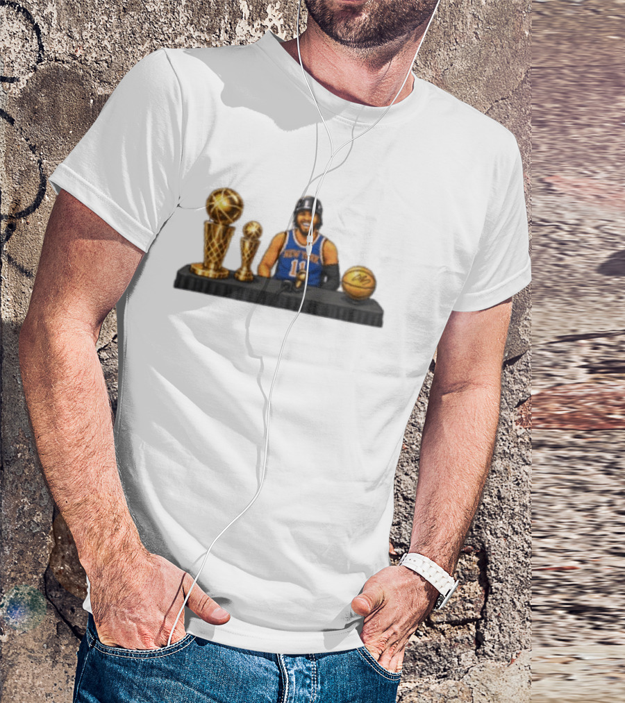 New York Knicks Jalen Brunson King Of NY Video Game 11 Basketball Trophies T-Shirt