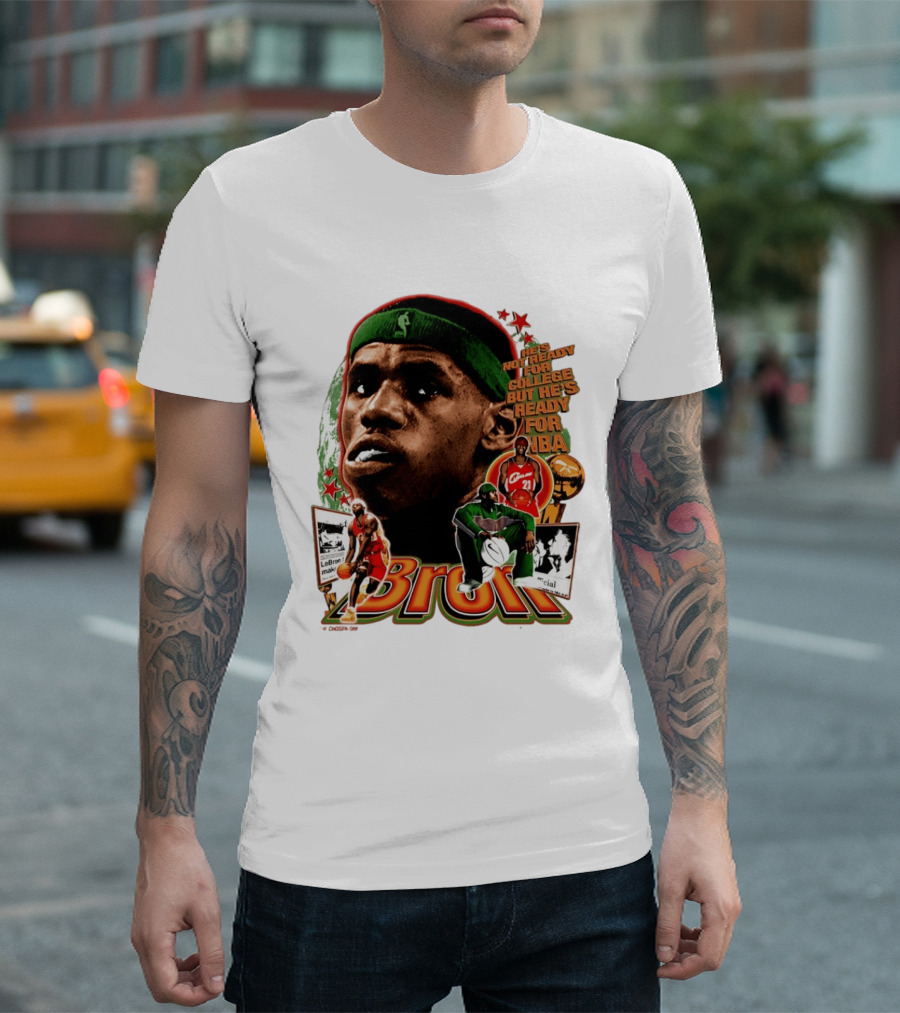 LeBron Skipped College Ready For NBA Cavaliers Basketball T-Shirt