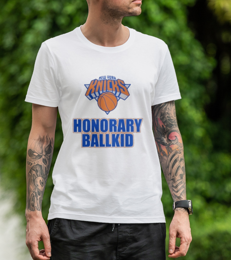 New York Knicks Honorary Ballkid Recognition T-Shirt