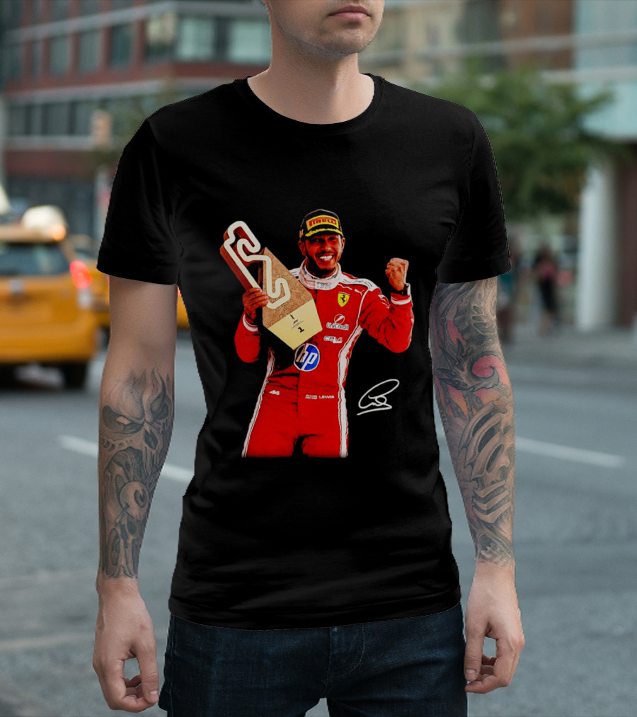 Lewis Hamilton Ferrari Racing Champion Pirelli Winner Remember Who You Are T-Shirt