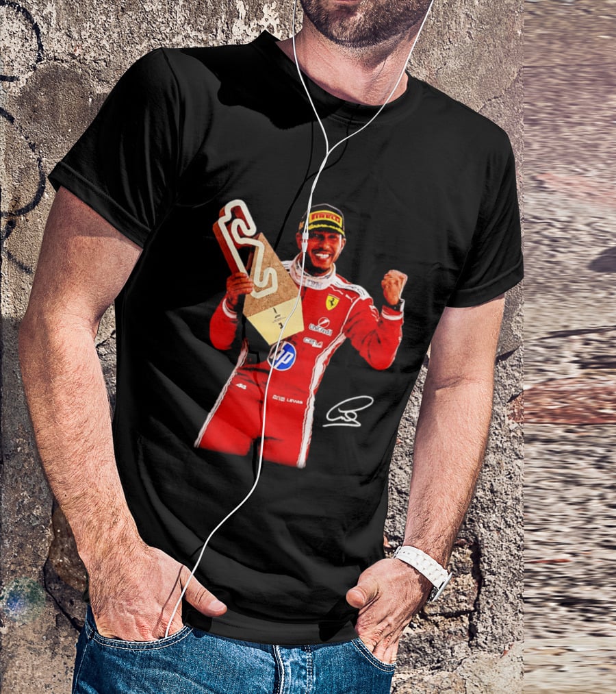 Lewis Hamilton Ferrari Racing Champion Pirelli Winner Remember Who You Are T-Shirt