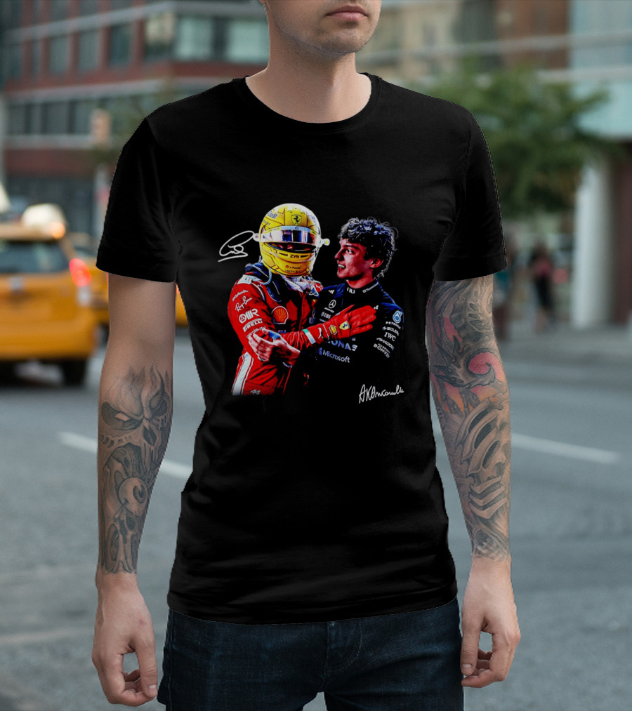 Ferrari Shell Mercedes Petronas Racing Embrace ZYN Microsoft T-Shirt