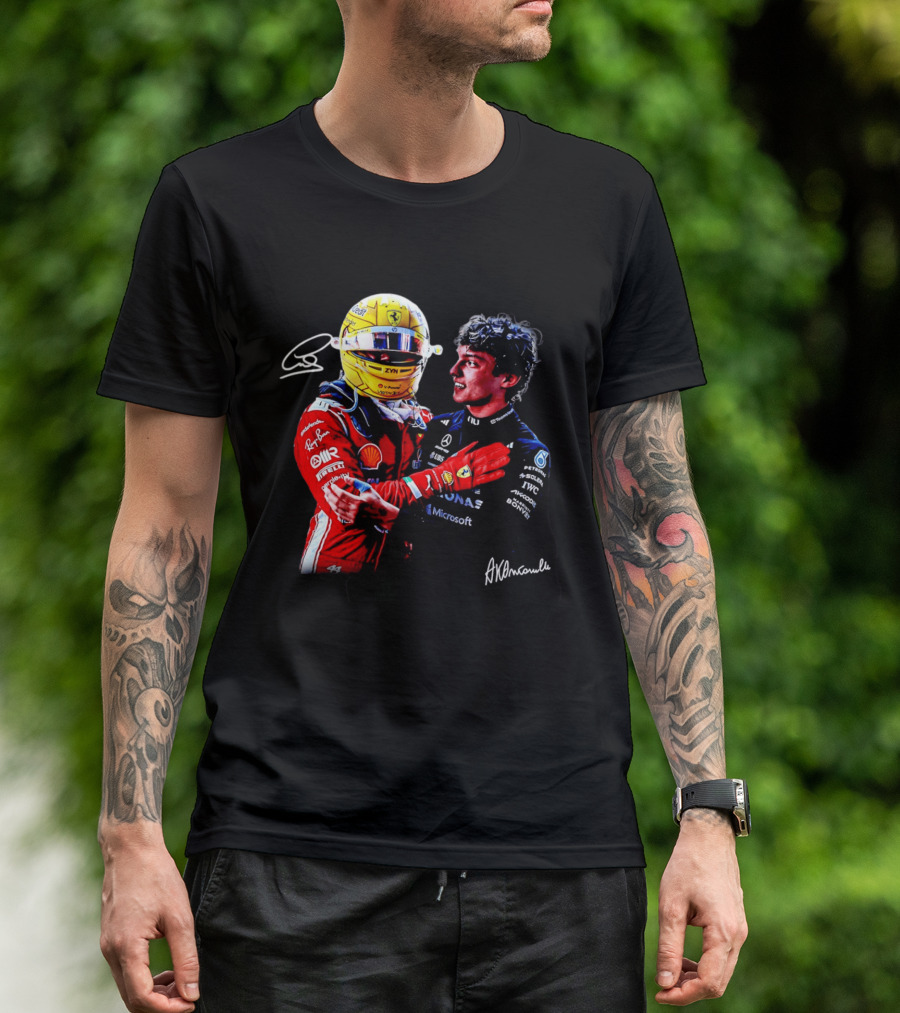 Ferrari Shell Mercedes Petronas Racing Embrace ZYN Microsoft T-Shirt