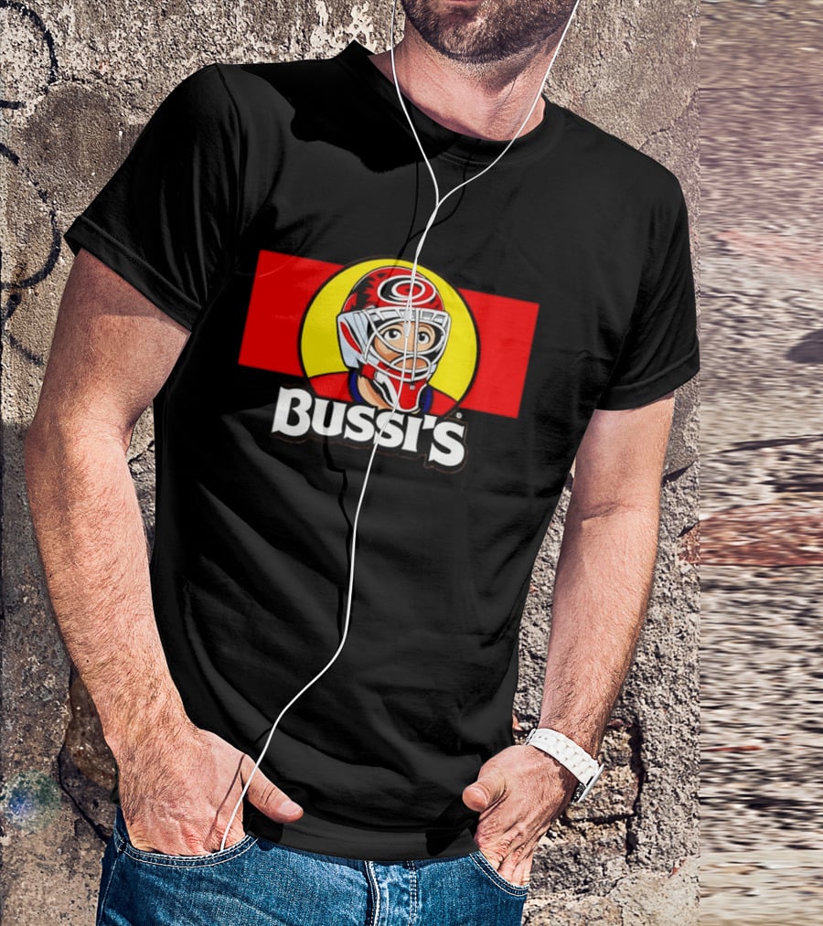 Brandon Bussi Carolina Hurricanes Goalie NHL Hockey 2026 T-Shirt