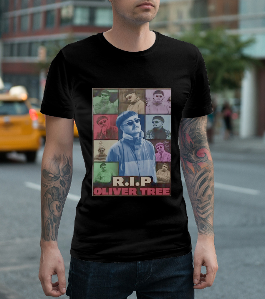 RIP Oliver Tree The Era Tour Collage T-Shirt