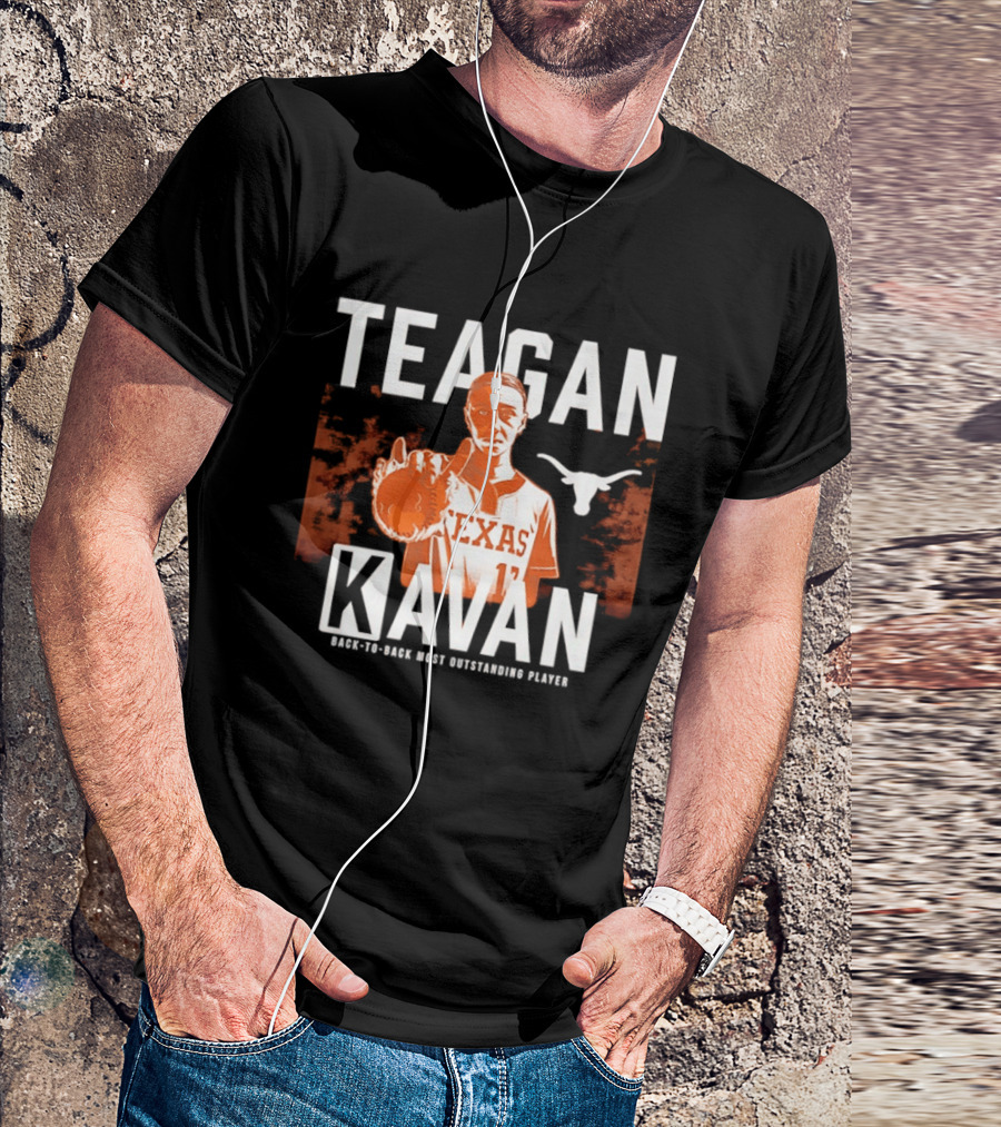 Texas Softball Teagan Kavan Back To Back Most Outstanding Player T-Shirt