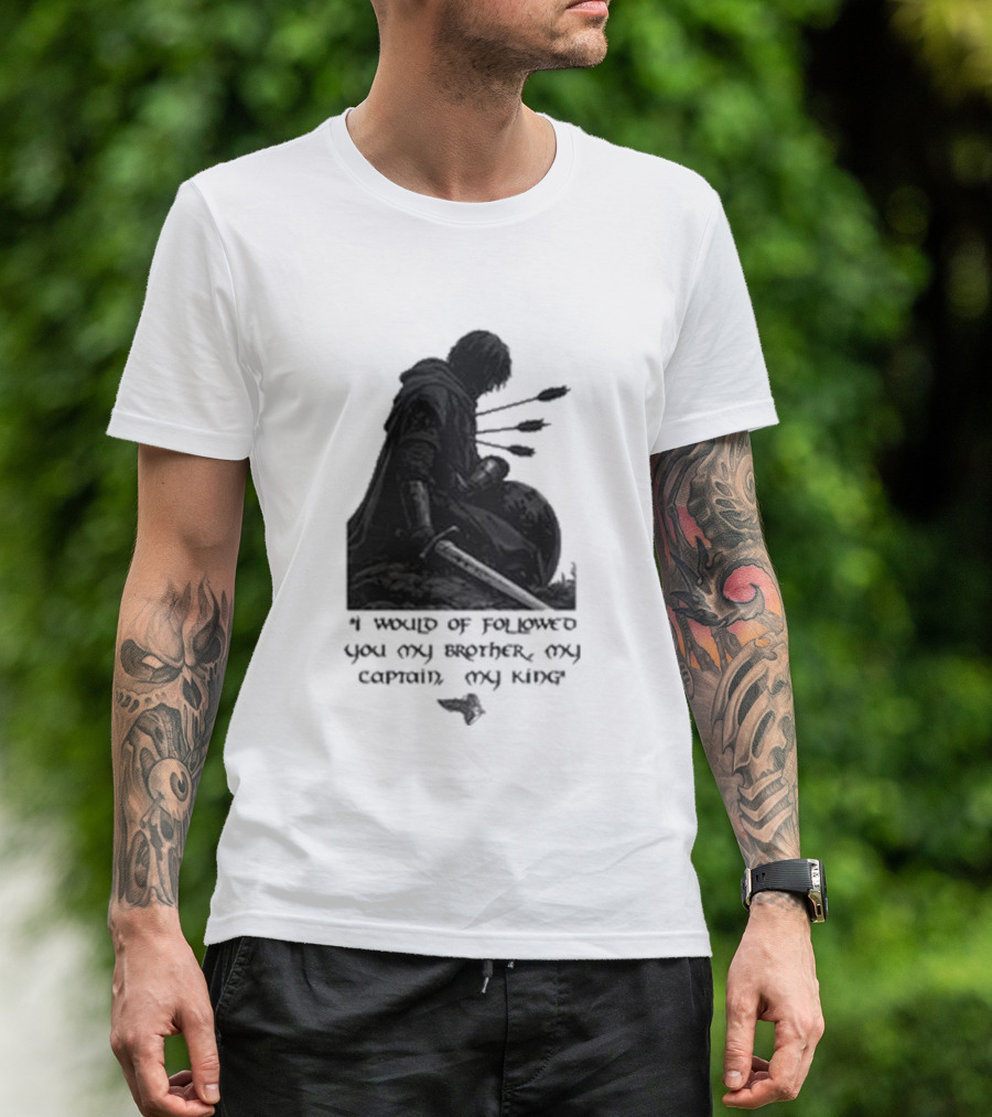 Boromir Lord Of The Rings Fellowship My Brother My Captain My King T-Shirt
