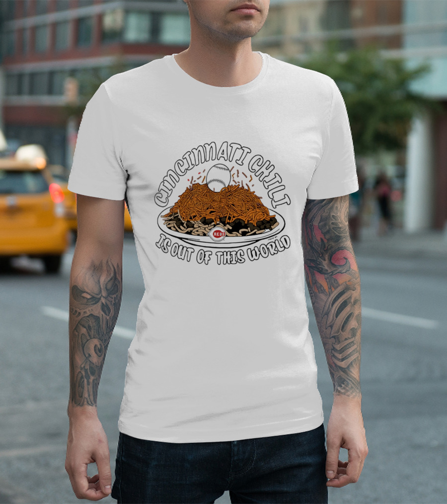 Cincinnati Chili Baseball Out Of This World T-Shirt