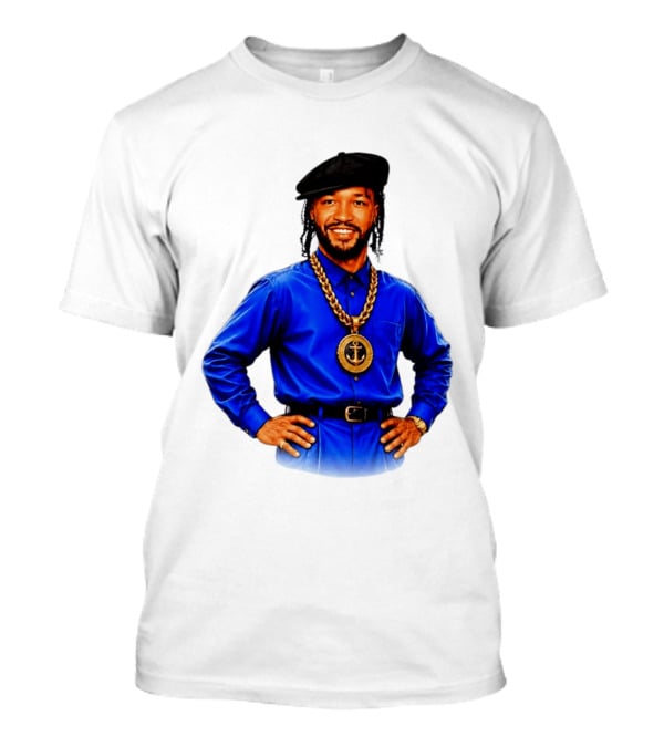 Jalen Brunson NY Knicks Always Business Never Personal Anchor Chain Beret Outfit T-Shirt