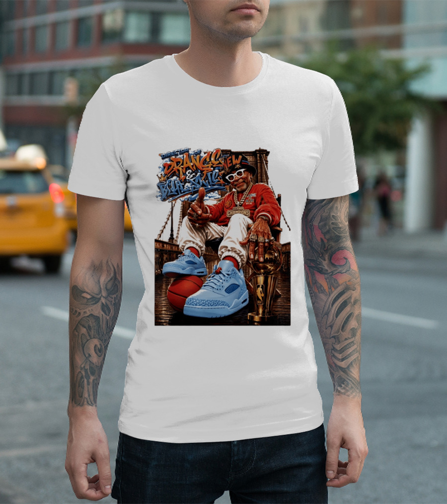 Director Orange And Blue New Champions NBA Basketball T-Shirt