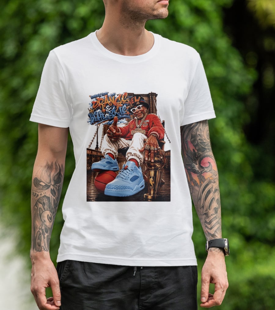 Director Orange And Blue New Champions NBA Basketball T-Shirt
