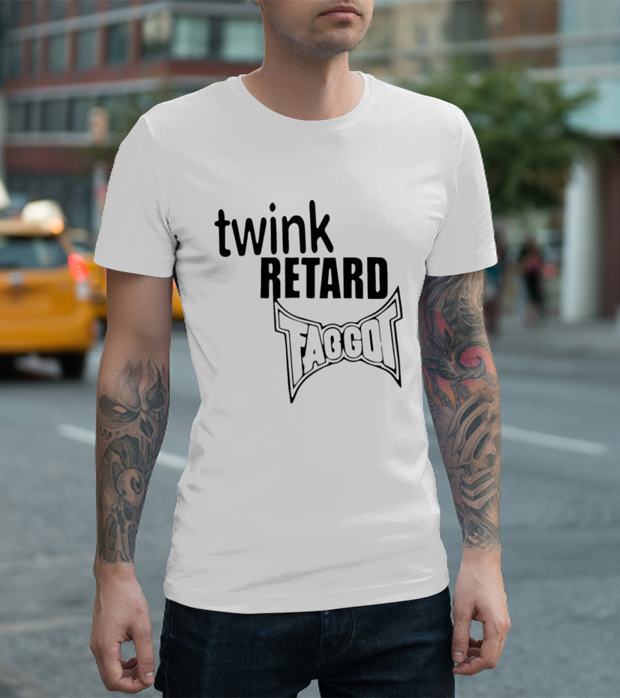 Twink Retard Faggot And I Have A Gun T-Shirt