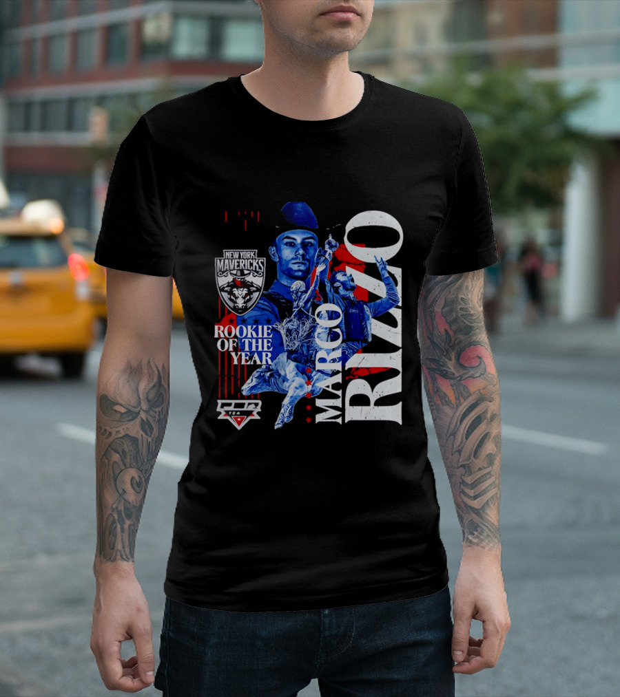 Marco Rizzo New York Mavericks PBR 2026 Rookie Of The Year T-Shirt