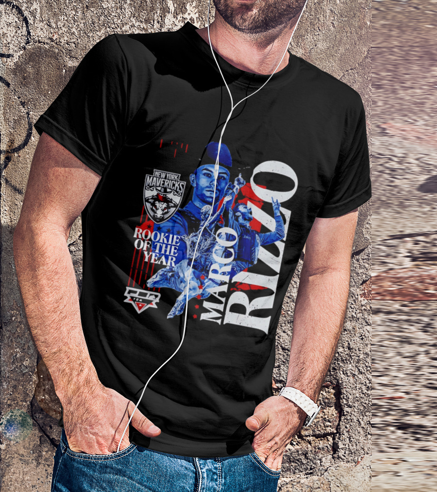 Marco Rizzo New York Mavericks PBR 2026 Rookie Of The Year T-Shirt