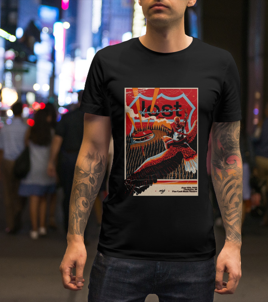 MCK Lost Americana Tour June 16 2026 Clarkston MI Pine Knob Music Theatre T-Shirt