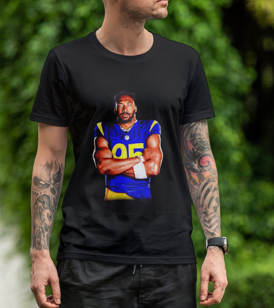 Myles Garrett 95 Los Angeles Rams Football Sports Fan T-Shirt