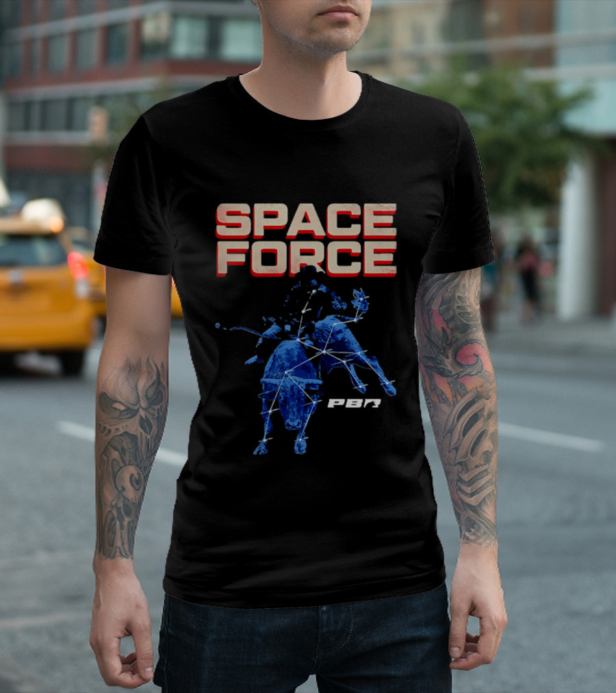 PBR Space Force Bull Rider Online Exclusive T-Shirt