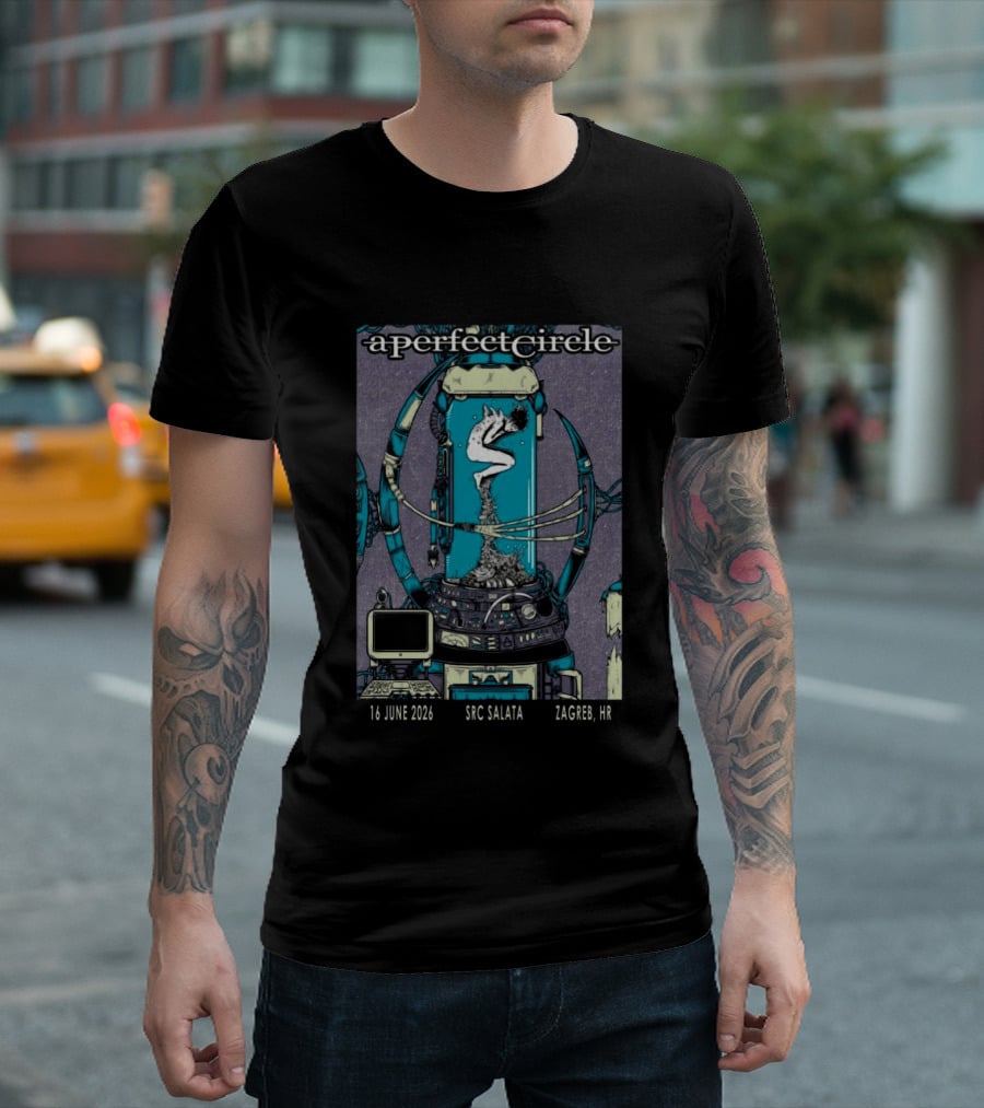 A Perfect Circle Event Zagreb SRC Salata June 16 2026 T-Shirt