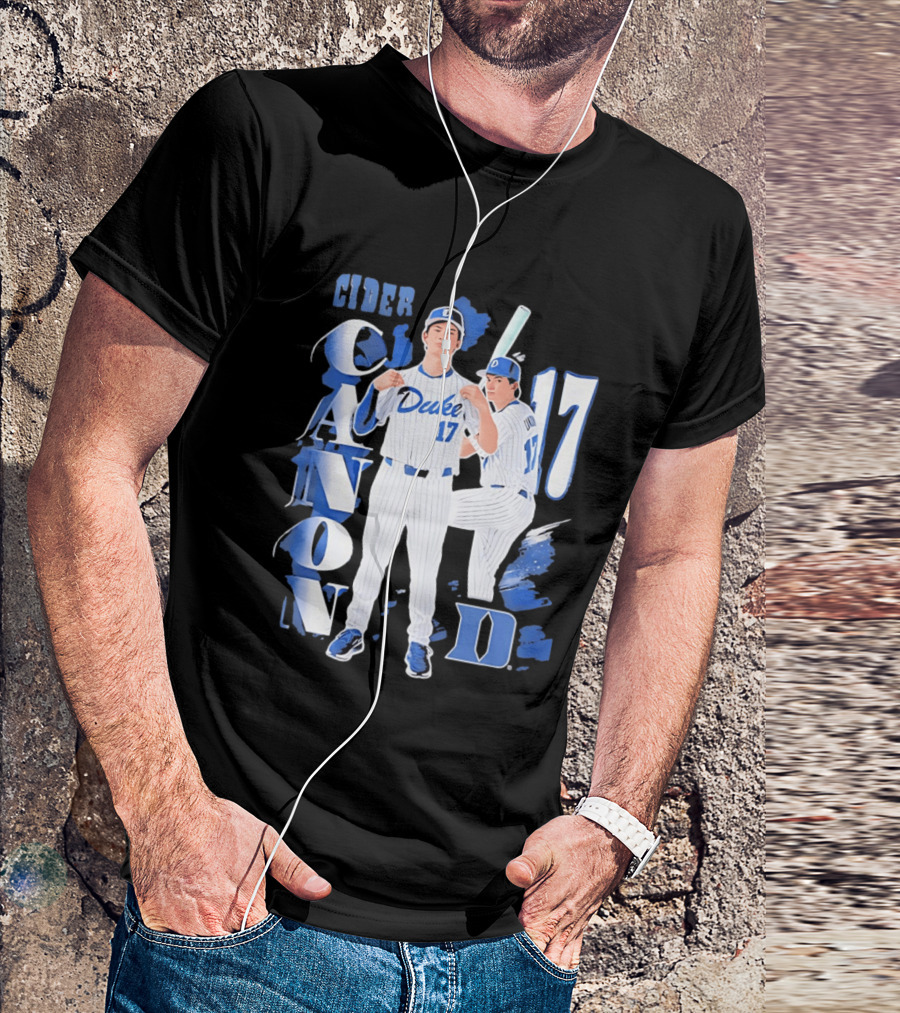 Duke Blue Devils Cider Canon 17 Baseball Team T-Shirt