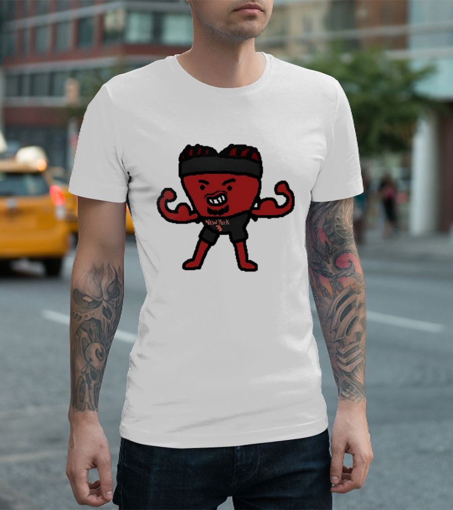 Josh Hart New York Knicks Heart NBA Paint T-Shirt