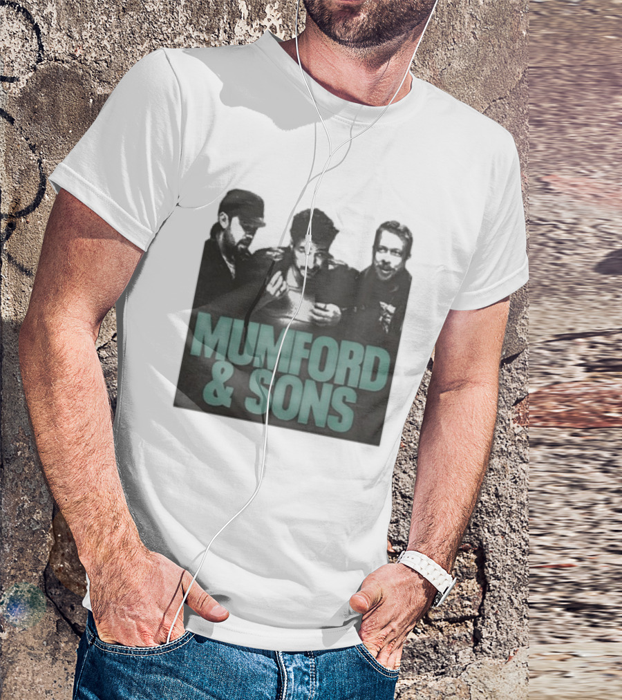 Mumford And Sons Bone Photo Prizefighter North America Tour 2026 T-Shirt