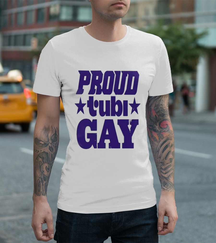 Proud Tubi Gay Stars LGBTQ+ Celebration T-Shirt