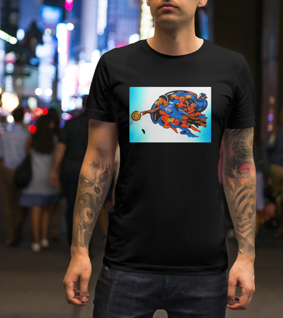 OG Anunoby New York Knicks Creation Of Adam Basketball T-Shirt