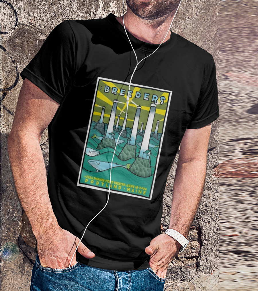 Breeders Sean Solomon State Theatre Portland Maine June 18 2026 T-Shirt