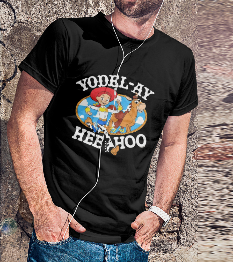 Yodel Ay Hee Hoo Toy Story Jessie And Bullseye Pixar T-Shirt