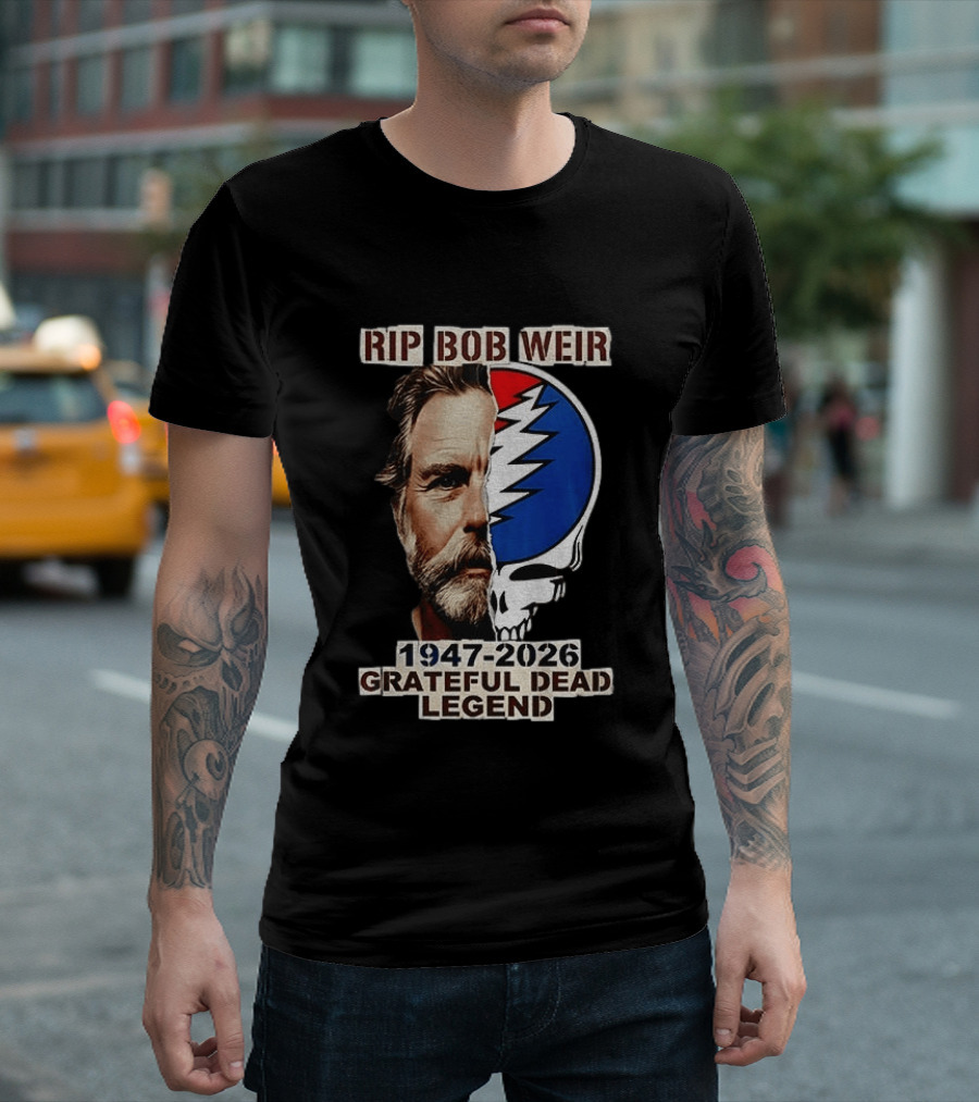 RIP Bob Weir 1947 2026 Grateful Dead Legend Musician Memorial T-Shirt