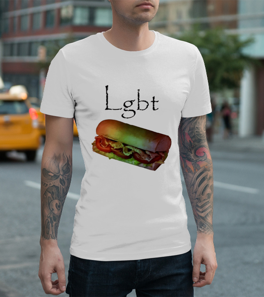 LGBT BLT Sandwich Rainbow Sub T-Shirt