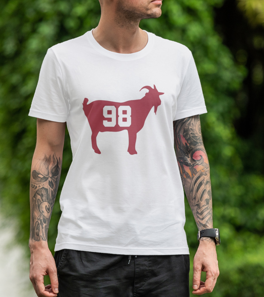 98 Goat Jordy Frahm Nebraska Football T-Shirt