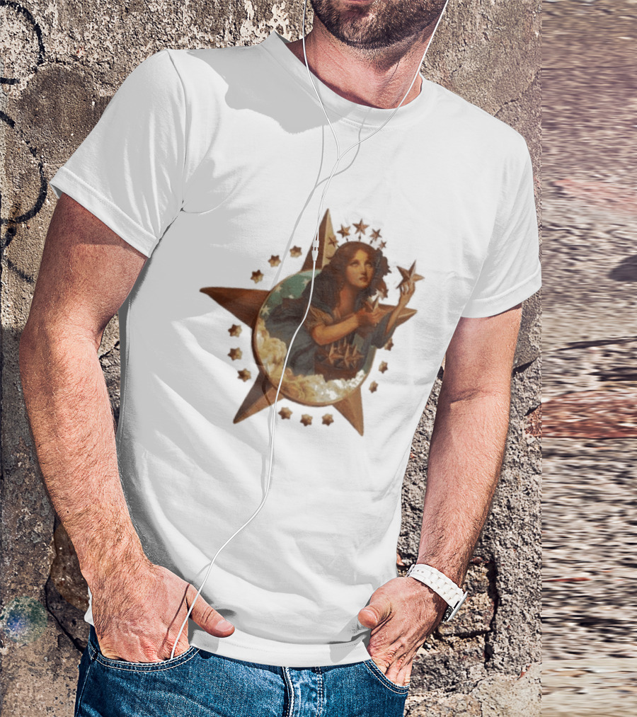 A Ma Maniere Alchemist Star Girl Celestial Starburst T-Shirt