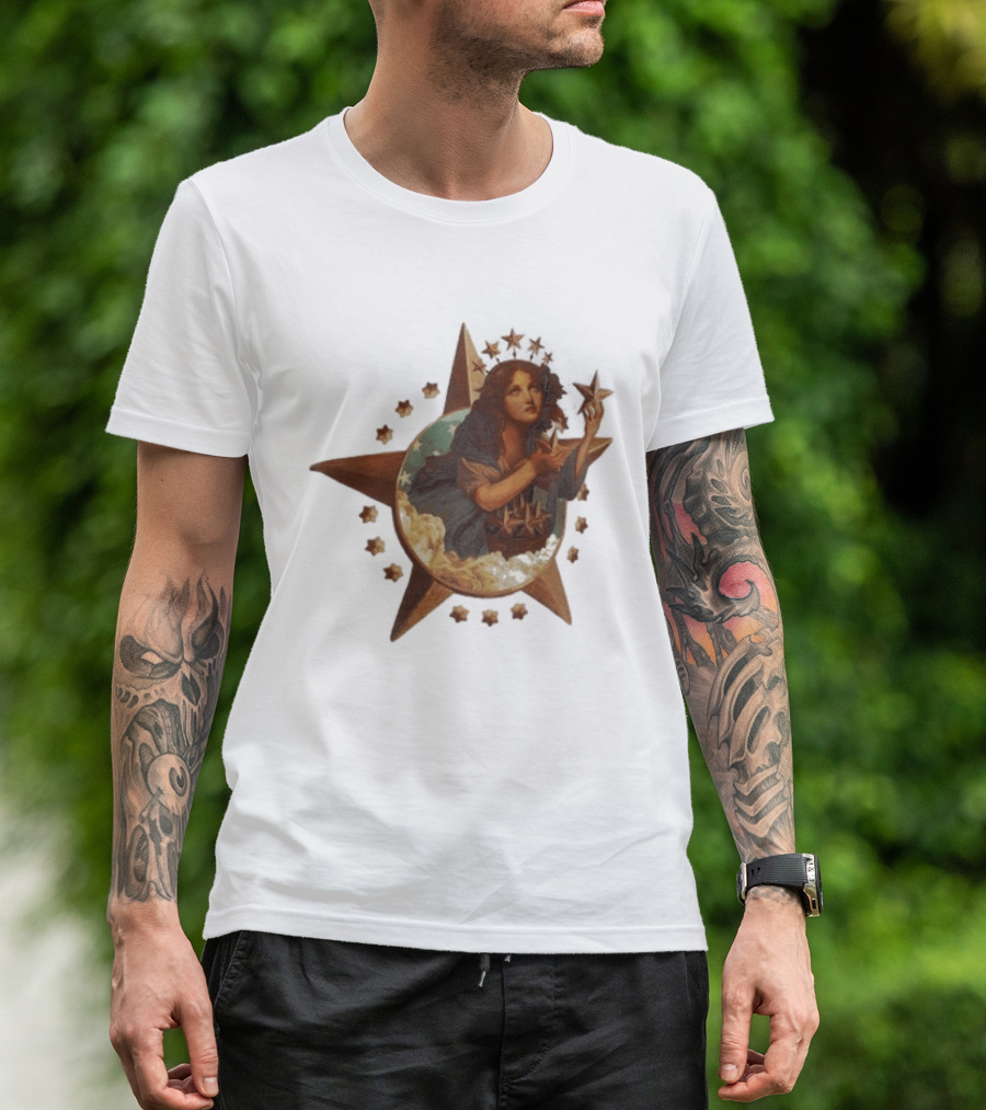 A Ma Maniere Alchemist Star Girl Celestial Starburst T-Shirt