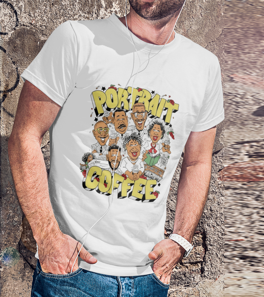 Martin Luther King Jr Civil Rights Leaders Portrait Coffee T-Shirt