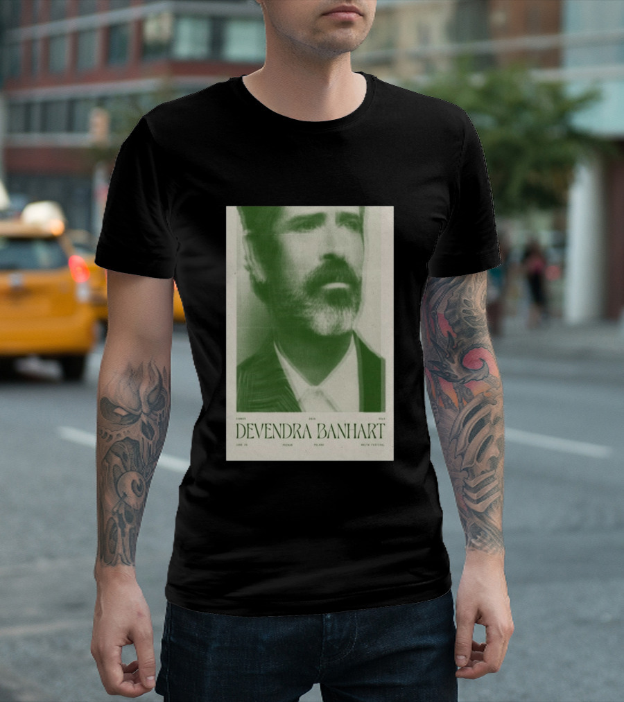 Summer 2026 Devendra Banhart Poznań Poland Malta Festival June 25 T-Shirt