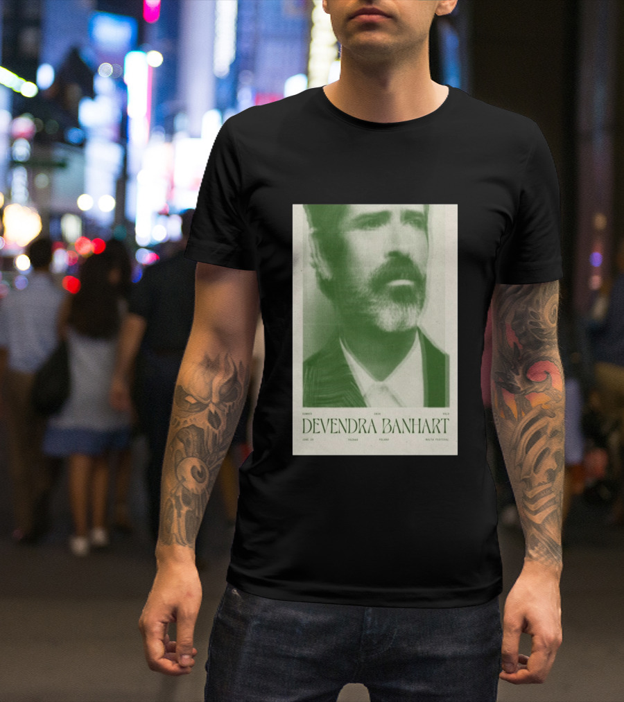 Summer 2026 Devendra Banhart Poznań Poland Malta Festival June 25 T-Shirt