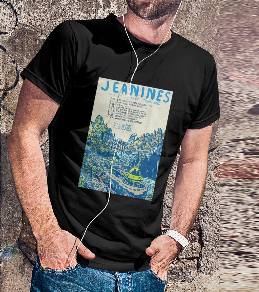 JEANINES West Coast Tour 2026 Cities And Venues T-Shirt