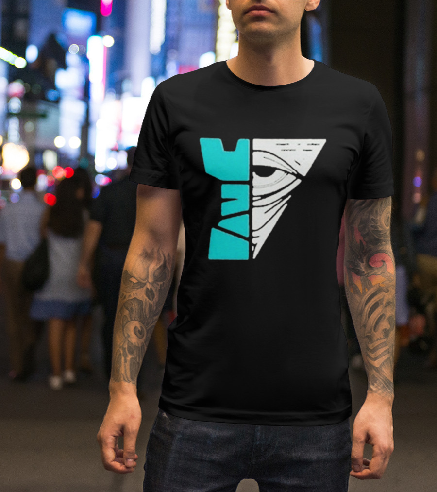 Kastle Group Whitephos X Kastle Face Off Bold Geometric Abstract T-Shirt