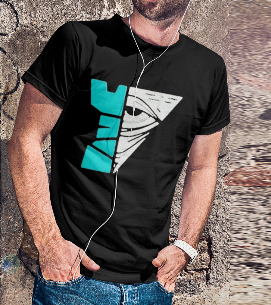Kastle Group Whitephos X Kastle Face Off Bold Geometric Abstract T-Shirt