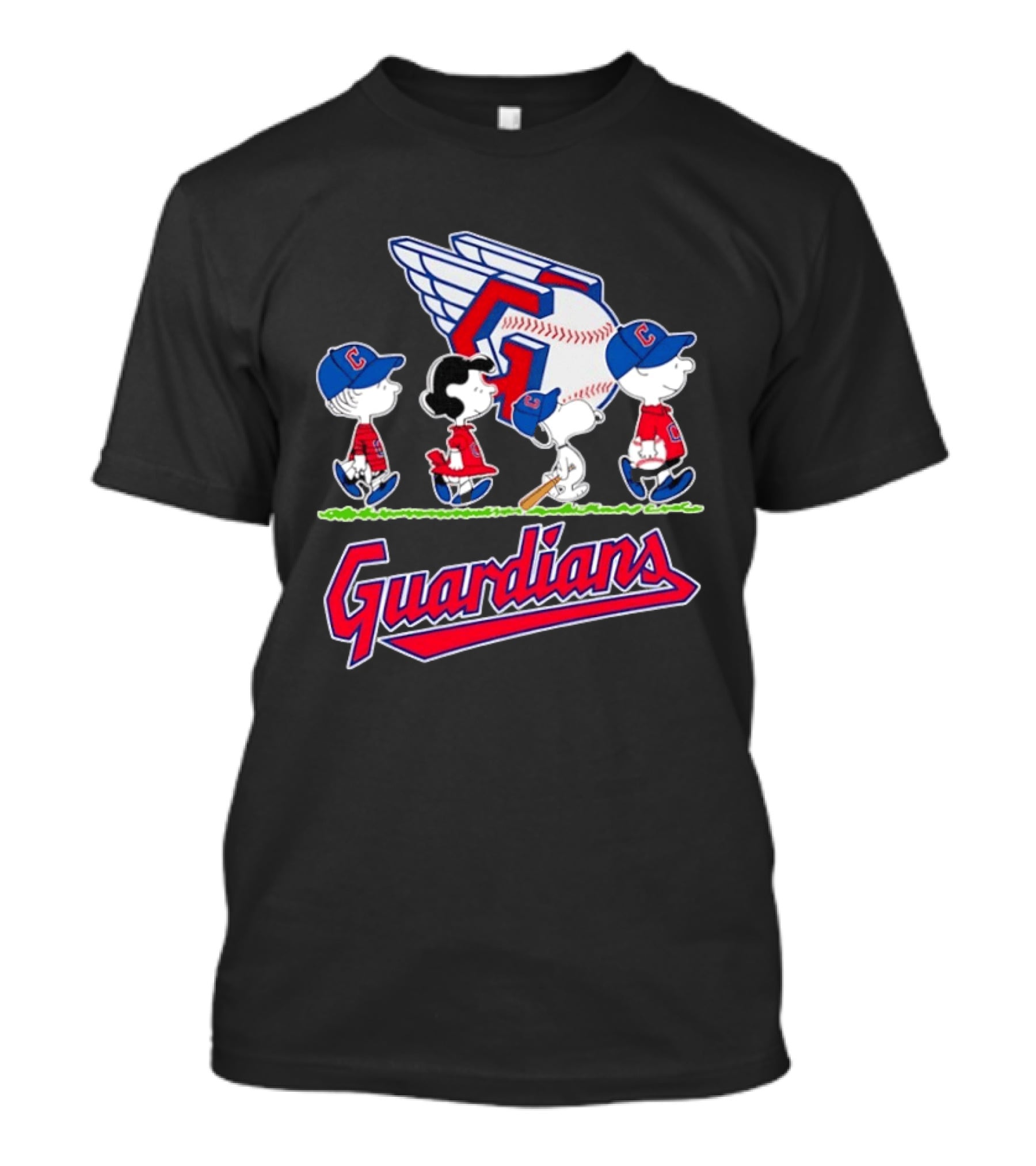 Cleveland Guardians Snoopy Charlie Brown Lucy Linus Abbey Road 2026 T-Shirt