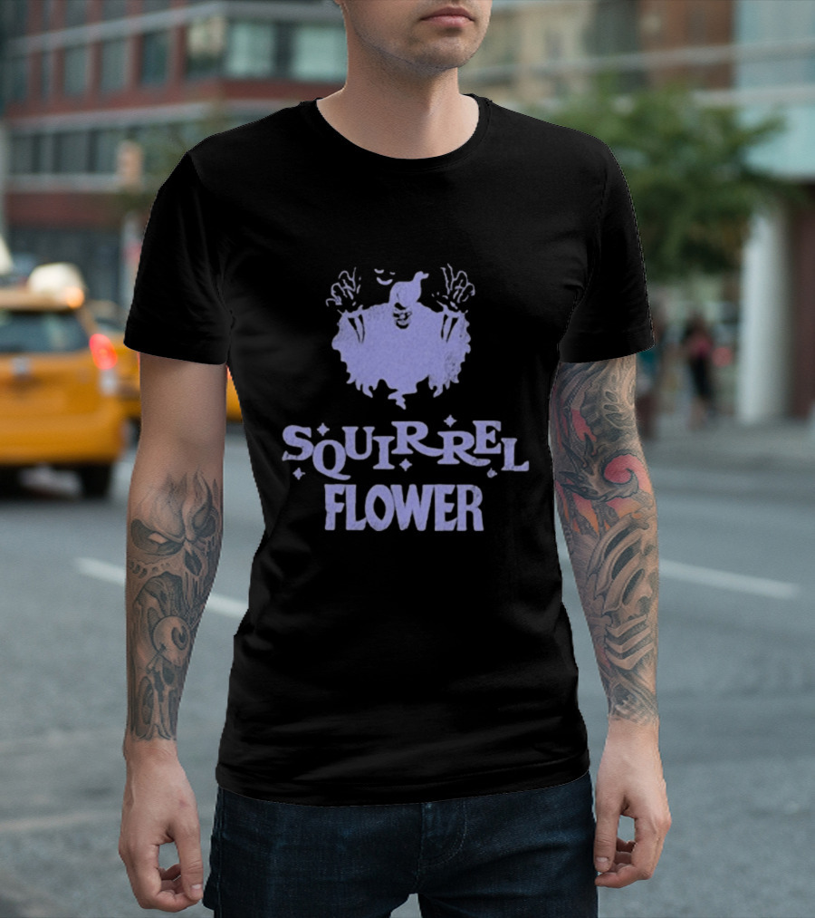 Merchtable Spirit Squirrel Flower Floral T-Shirt